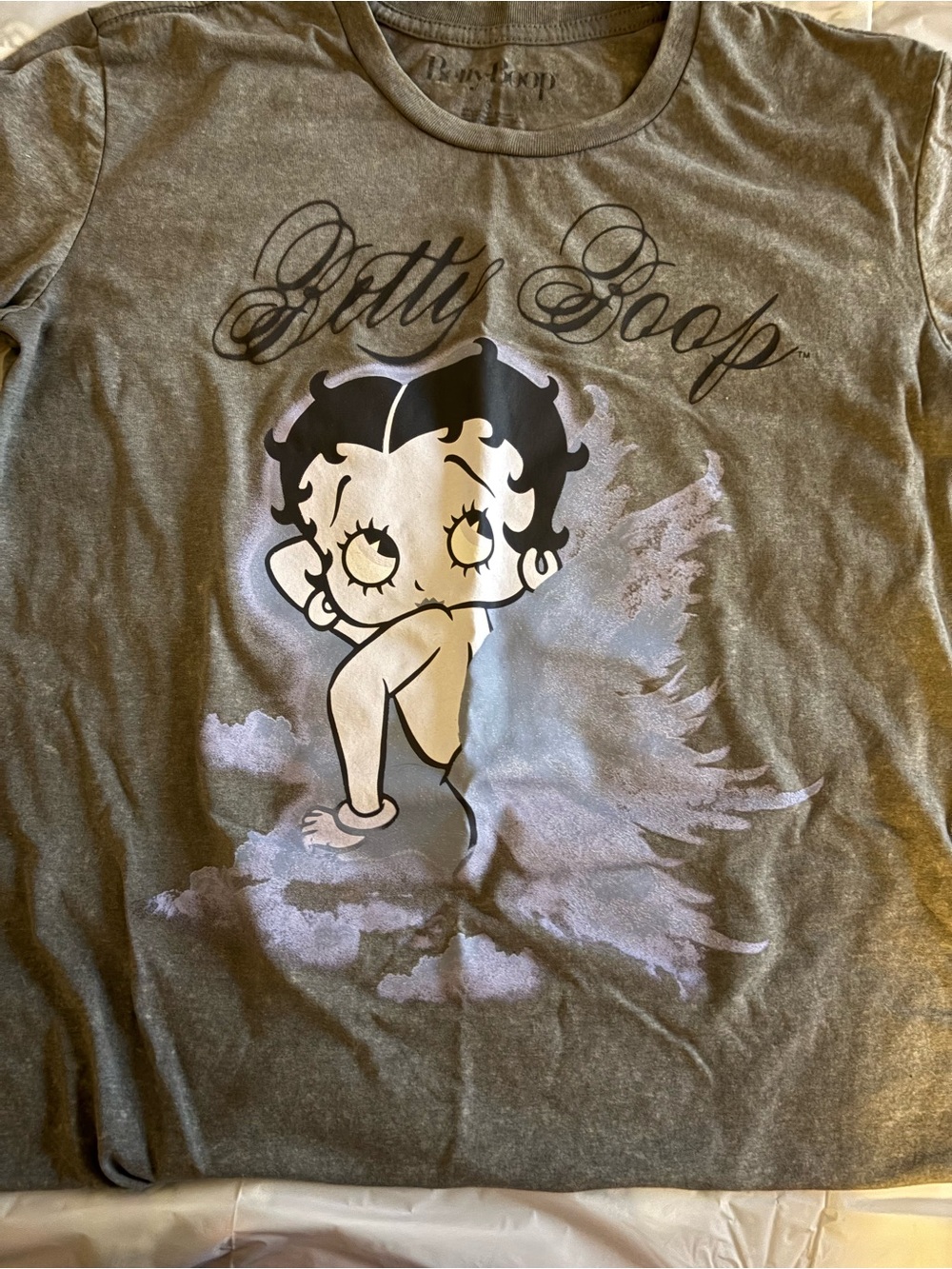 Betty Boop  Graphic Tee - Gray
